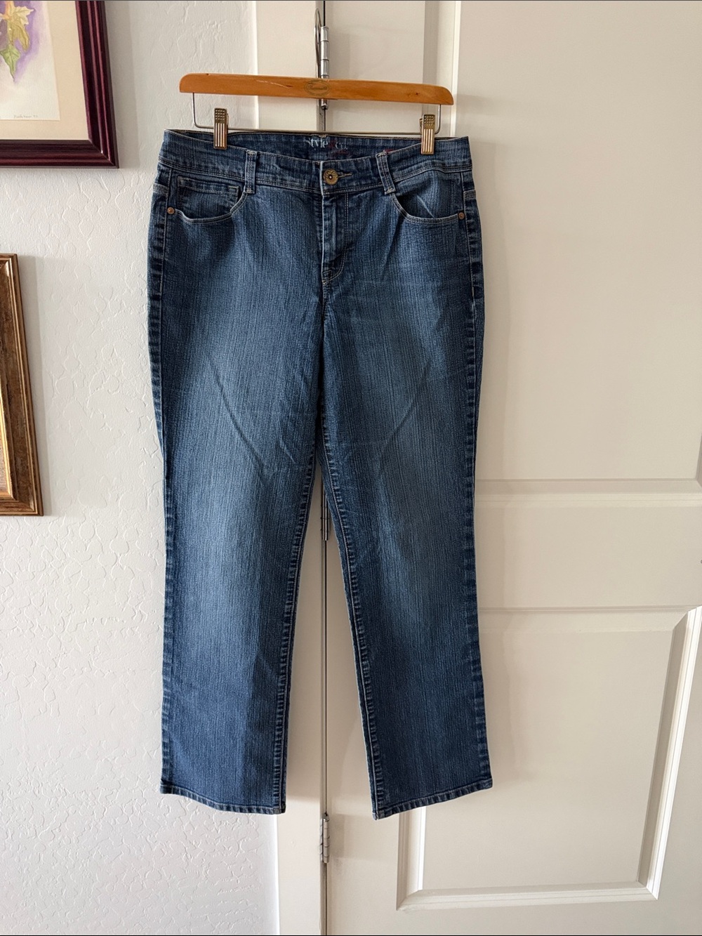 Style & Co. Women's Medium Blue Straight-Leg Jeans